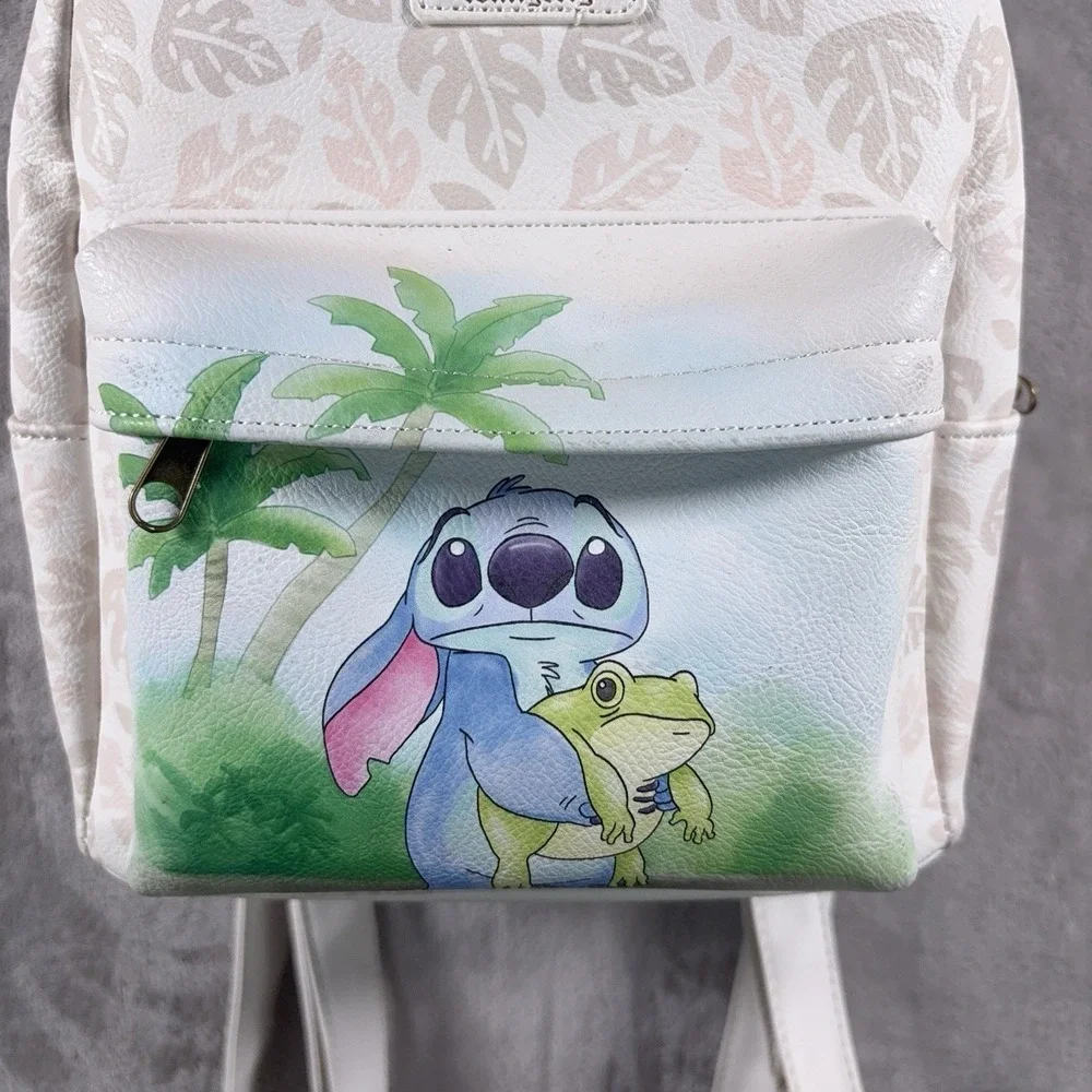 Loungefly Disney Lilo & Stitch Frog Mini Backpack Angel Scrump Tropical